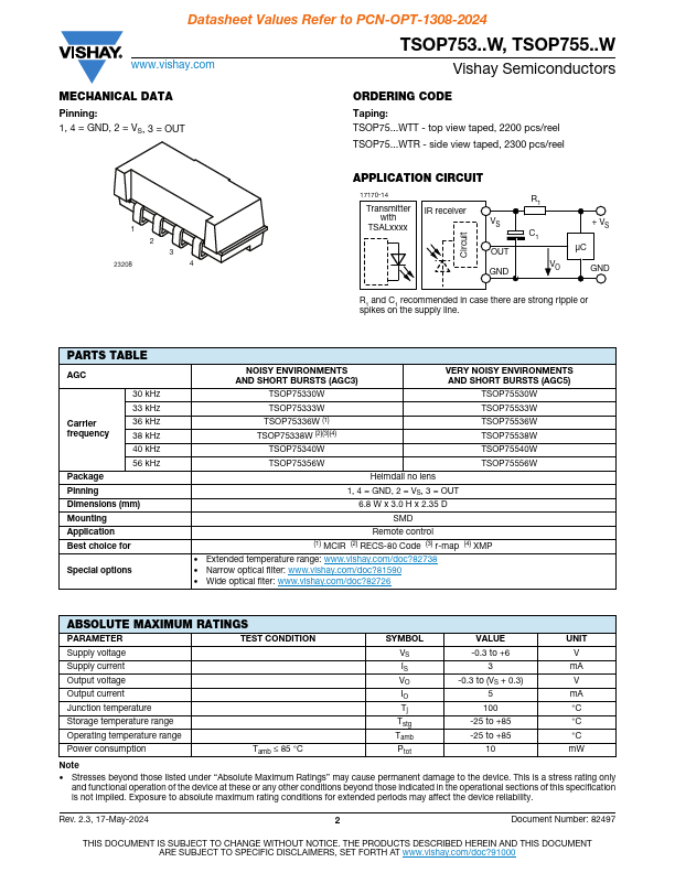 TSOP75340W