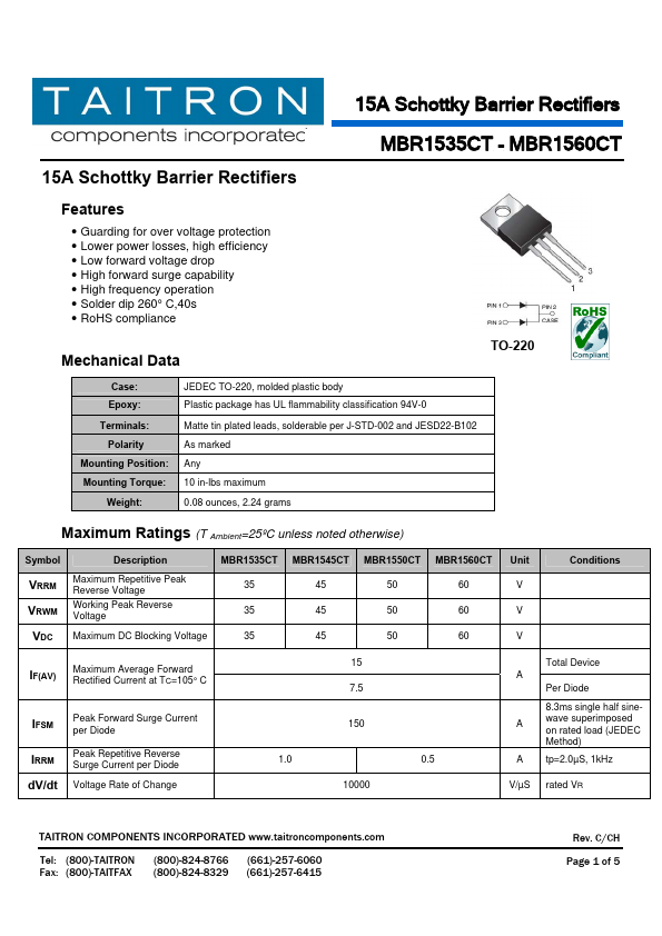 MBR1545CT