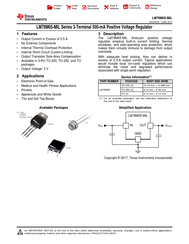 LM78M05-MIL