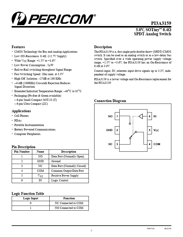 PI3A3159TX