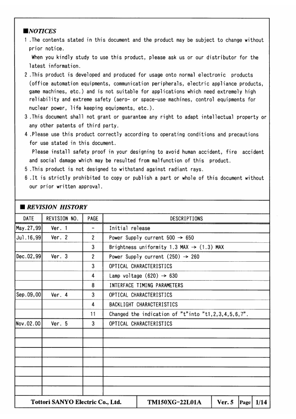 tm150xg-22l01a