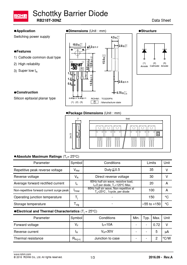 RB218T-30NZ