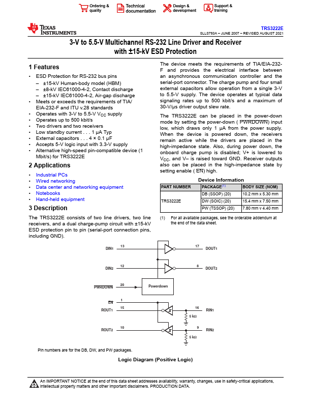 TRS3222E