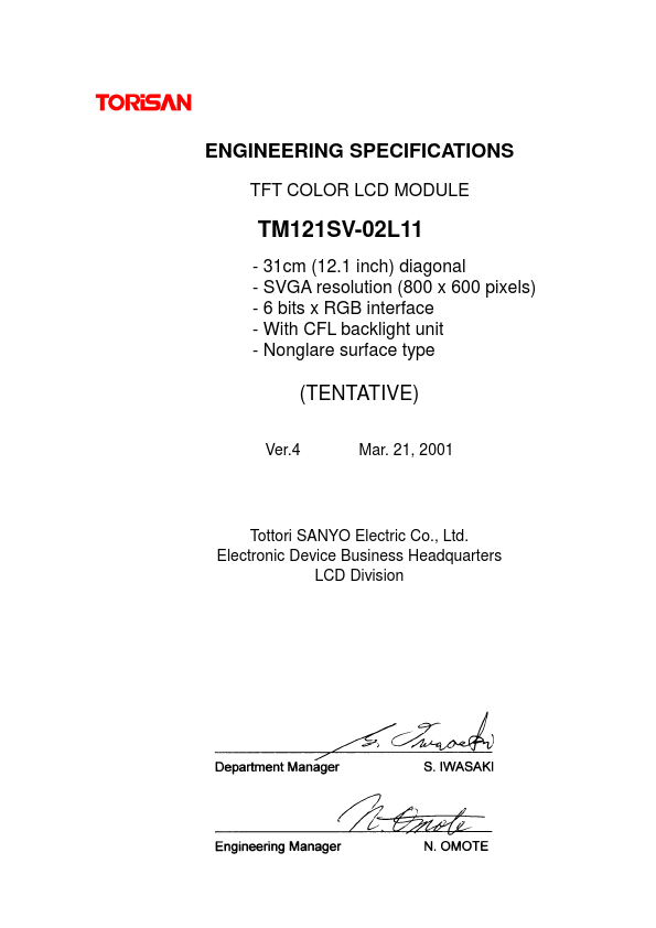 TM121SV-02L11