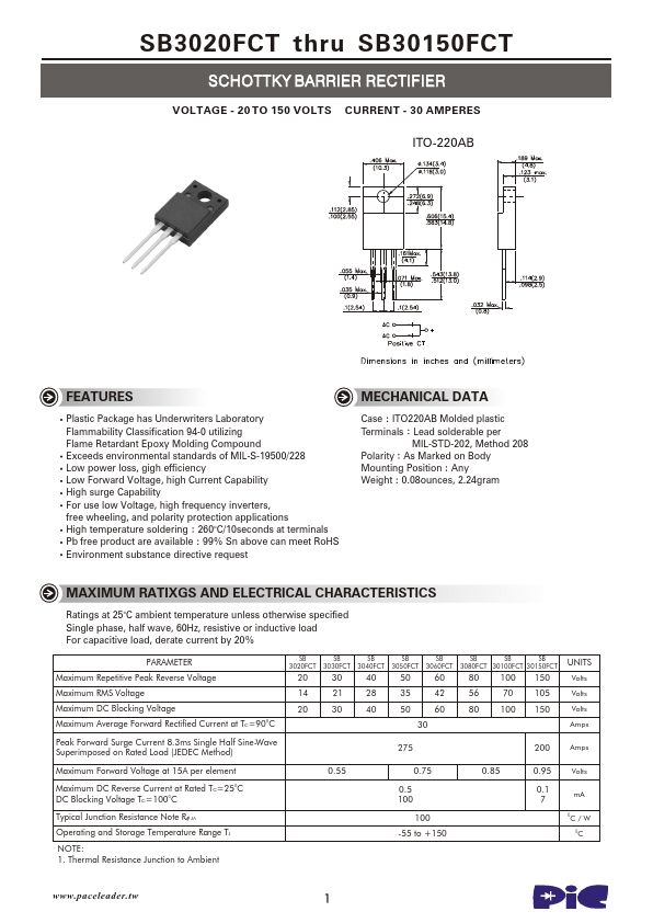 SB3030FCT