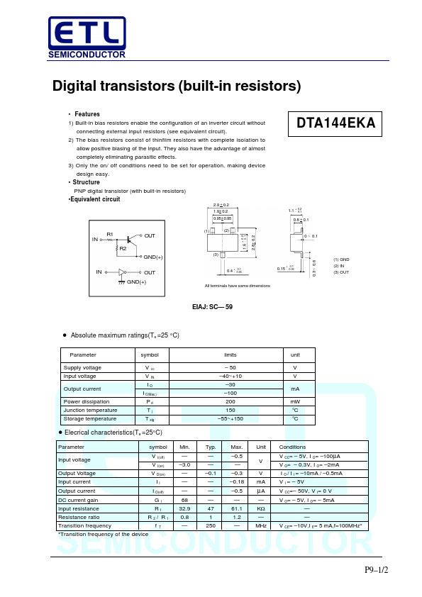 DTA144EKA