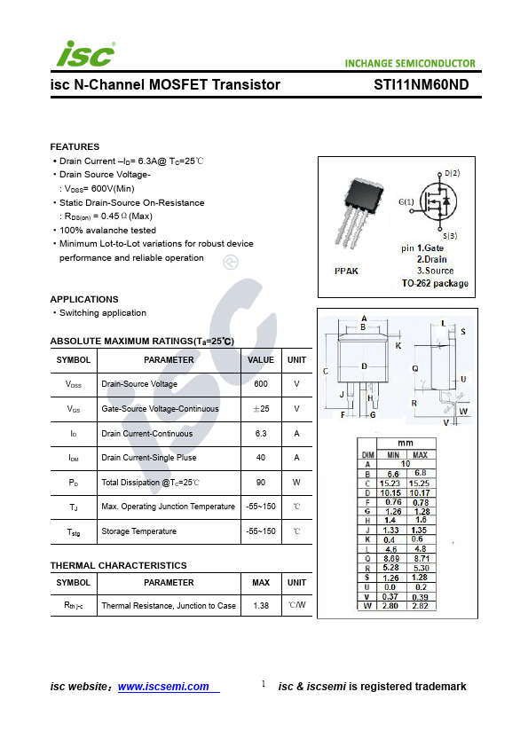 STI11NM60ND