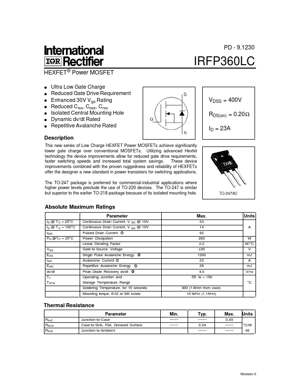 IRFP360LC