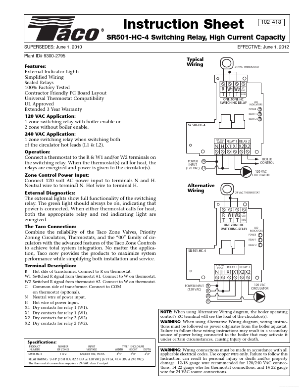 SR501-HC-4