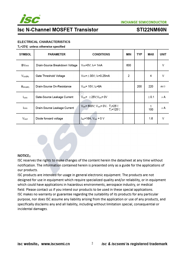 STI22NM60N