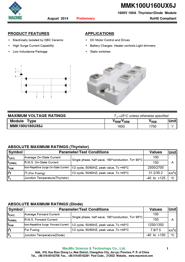 MMK100U160UX6J