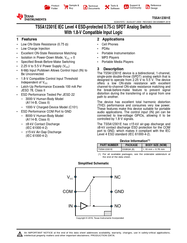 TS5A12301E