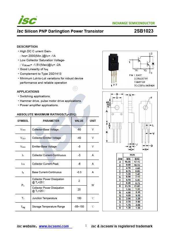 2SB1023