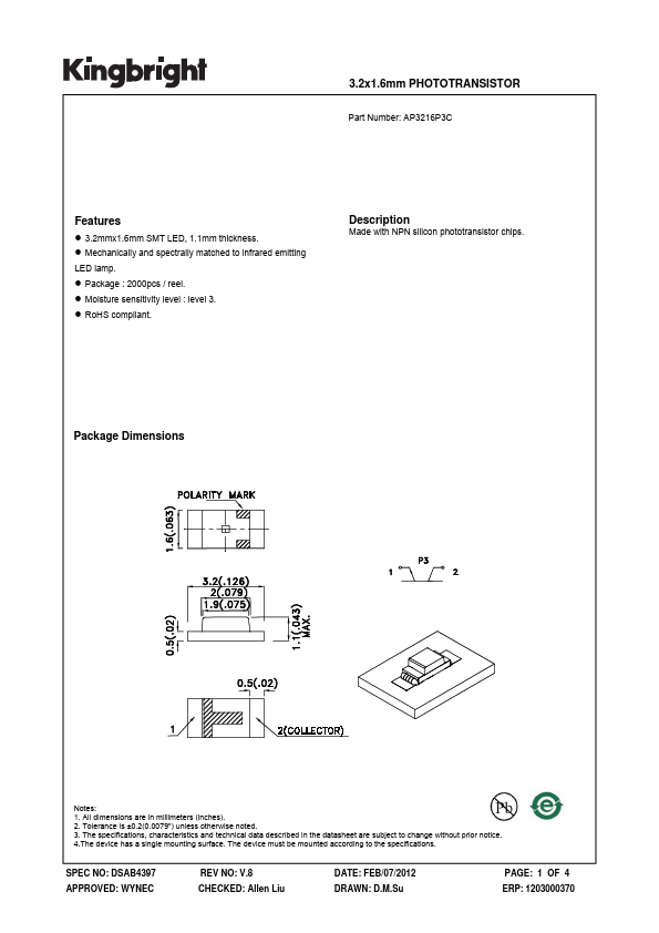 AP3216P3C