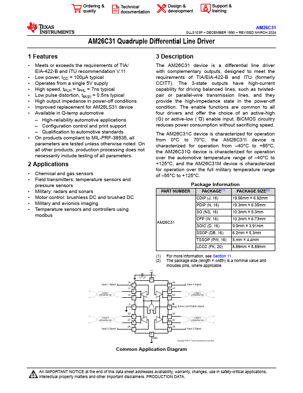 AM26C31IN