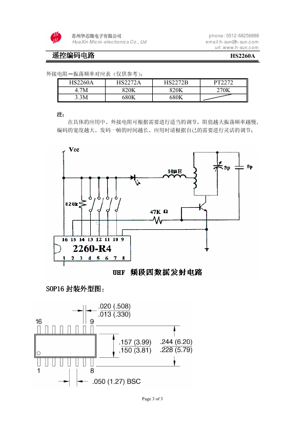 HS2260A