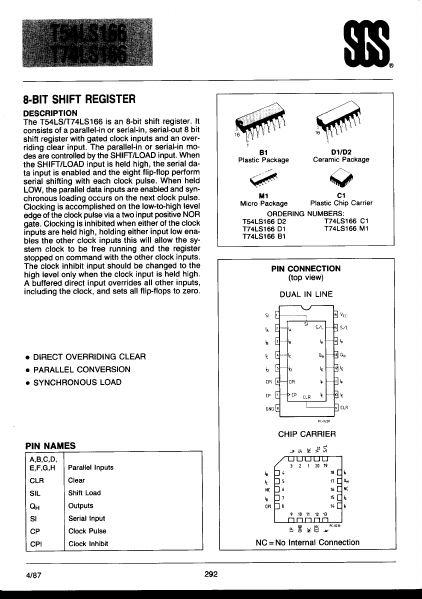 T54LS166