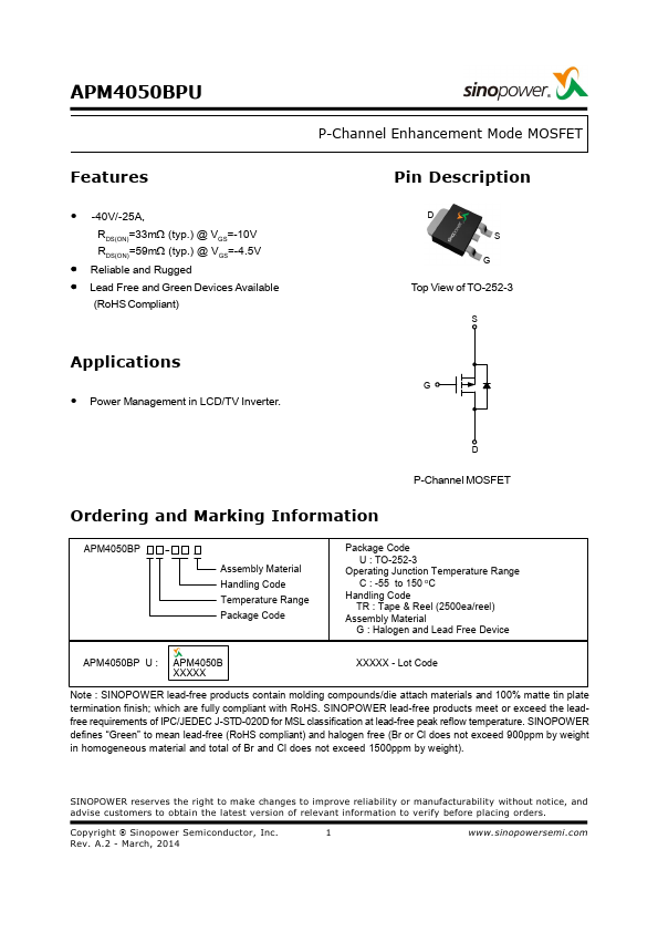 APM4050BPU