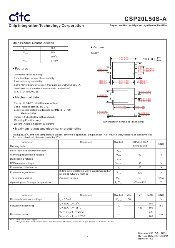 CSP20L50S-A