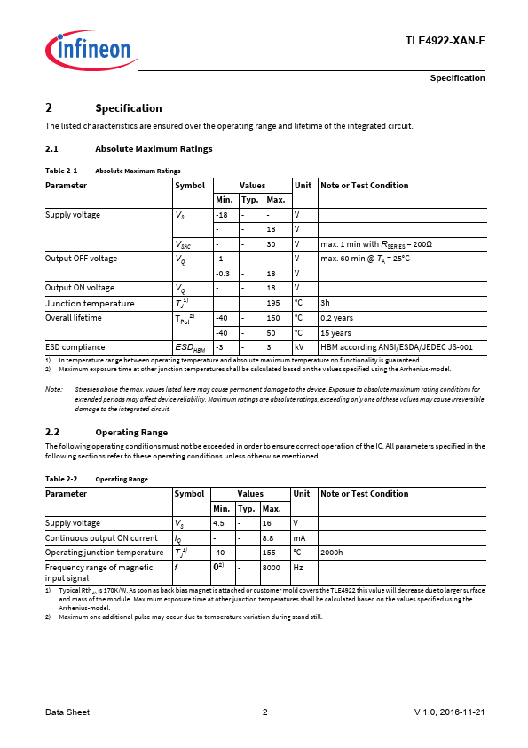 TLE4922-XAN-F