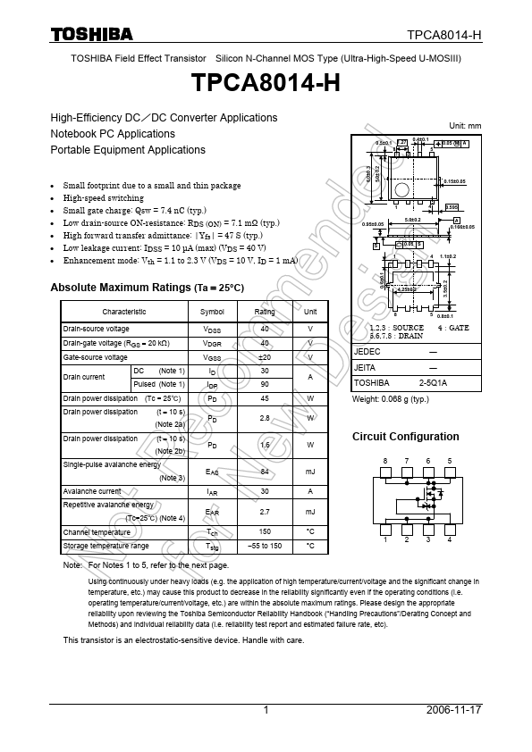 TPCA8014-H