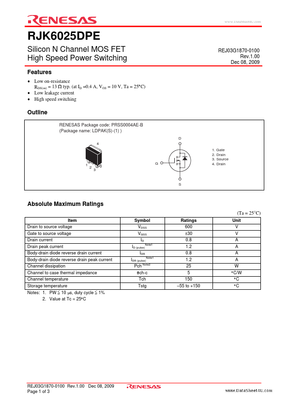 RJK6025DPE