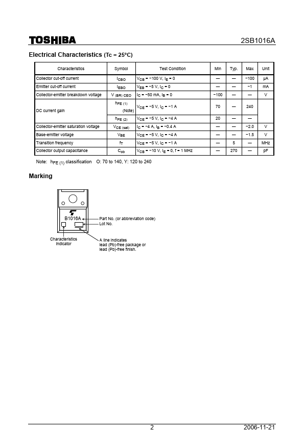 2SB1016A