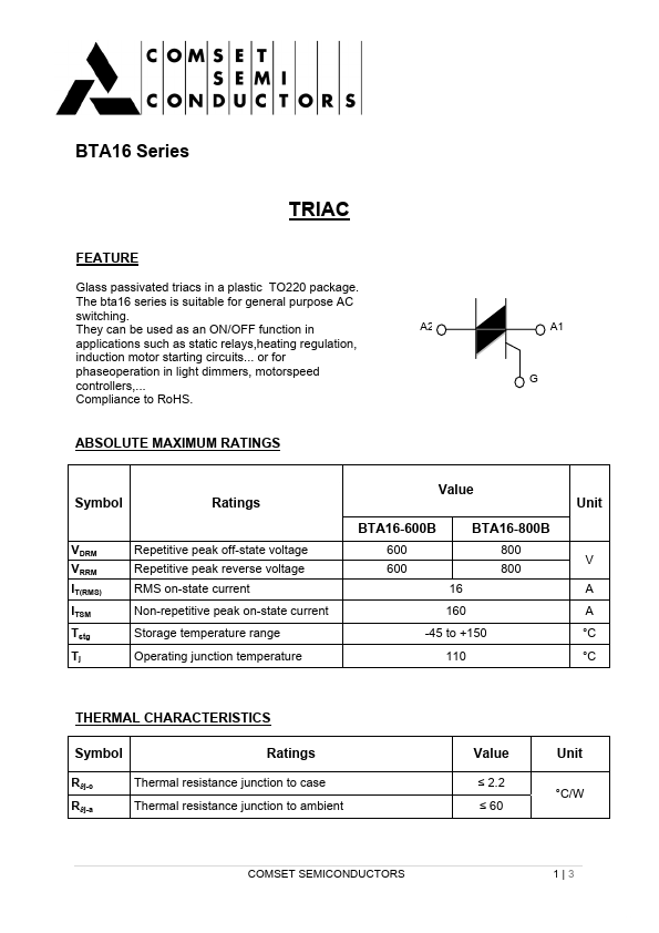 BTA16-800B