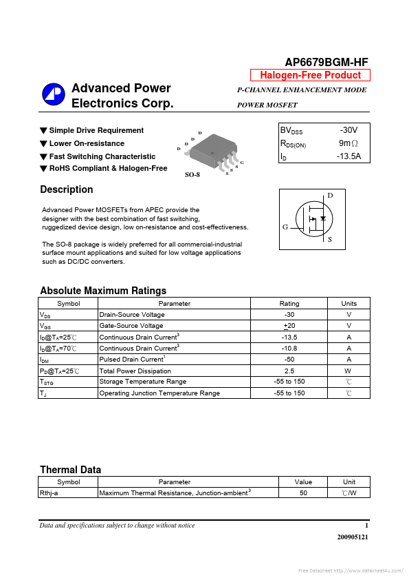 AP6679BGM-HF