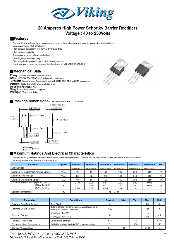 MBR2040CT