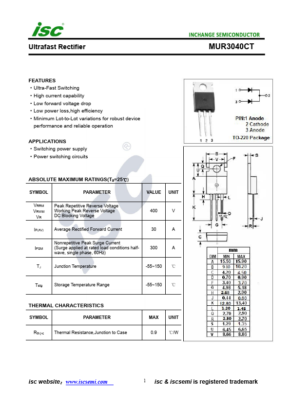 MUR3040CT