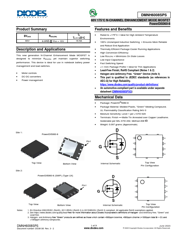 DMNH6008SPS