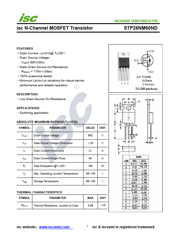 STP26NM60ND