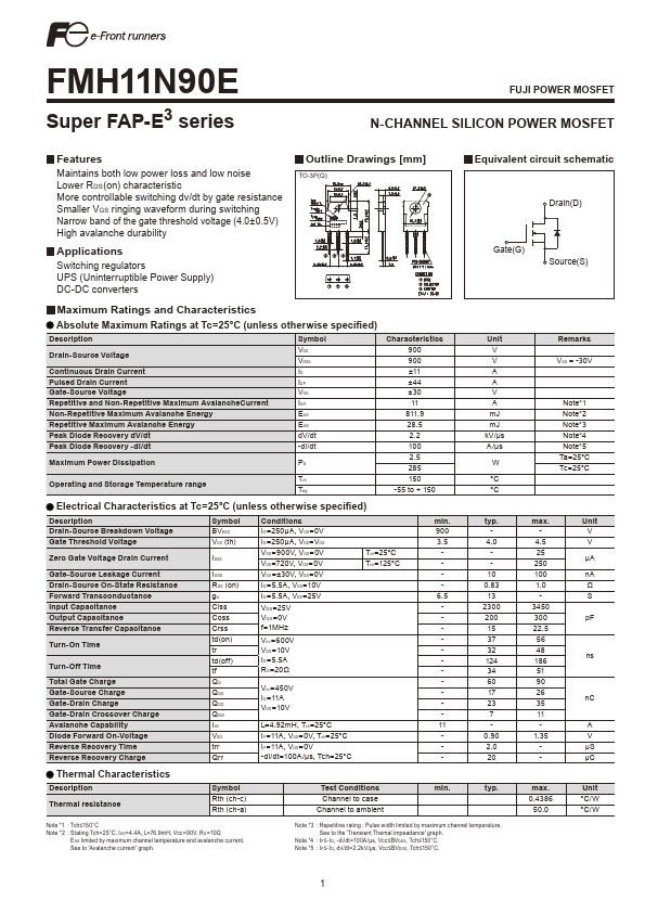 FMH11N90E