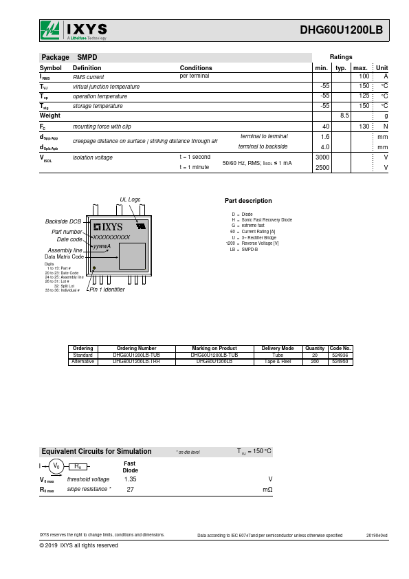 DHG60U1200LB