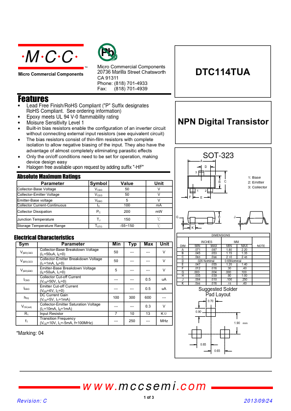 DTC114TUA