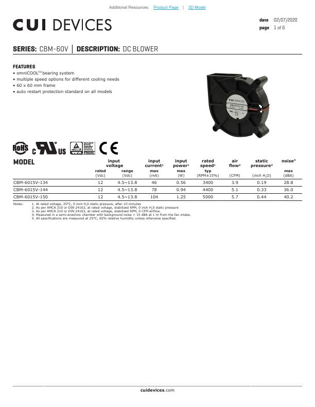 CBM-6015V-134