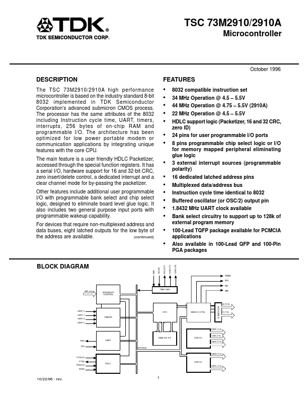 TSC73M2910