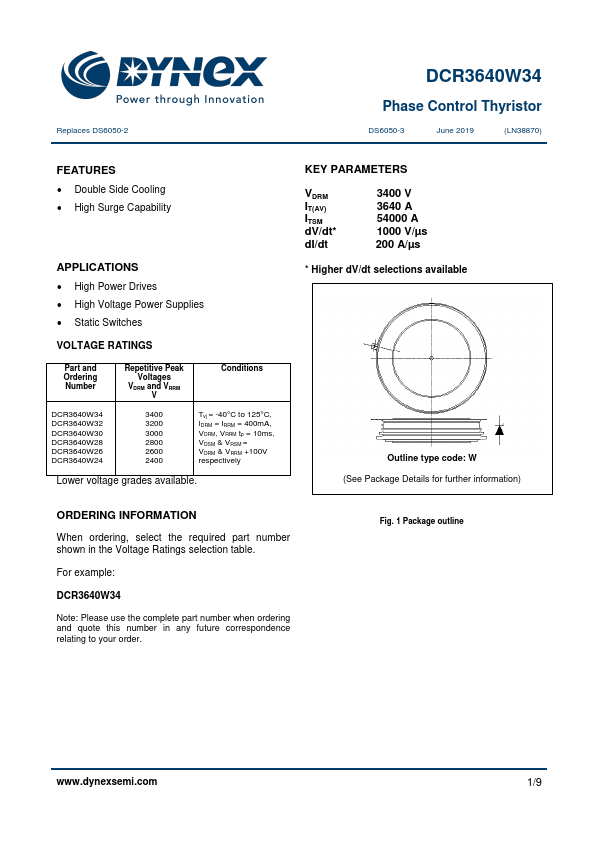 DCR3640W34