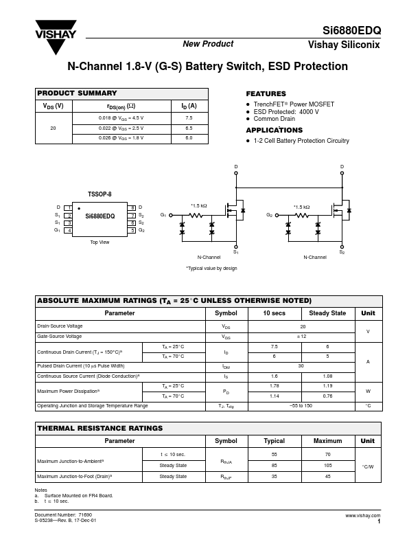 SI6880EDQ