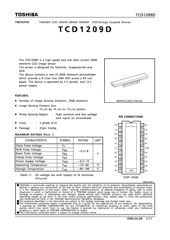 TCD1209D