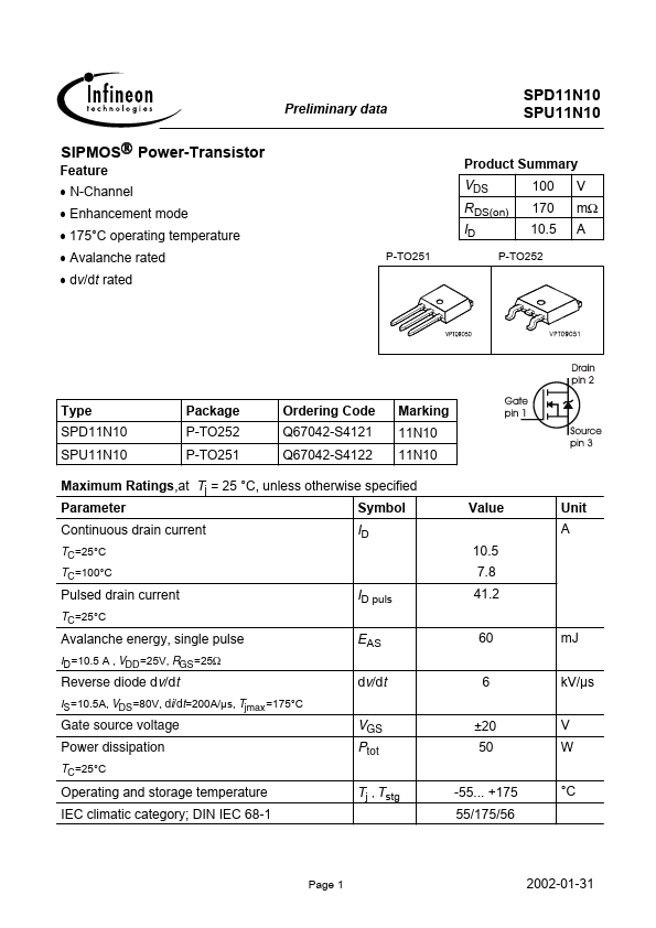 SPD11N10