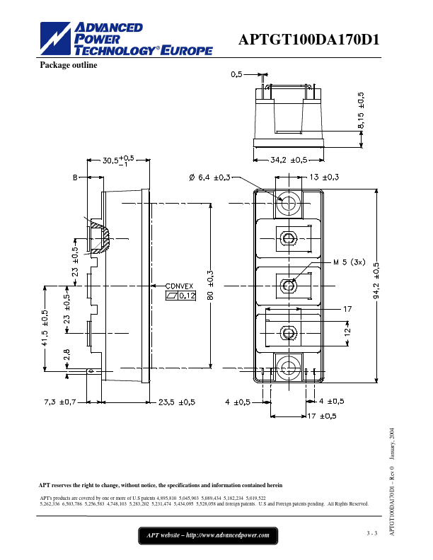 APTGT100DA170D1