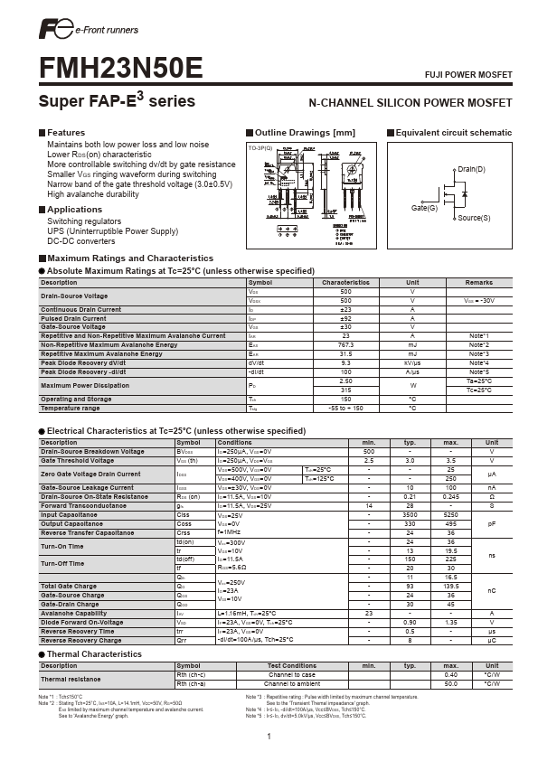 FMH23N50E