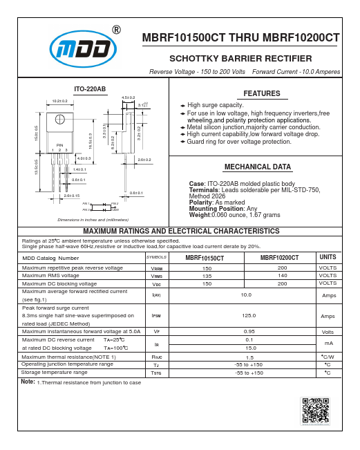 MBRF10200CT