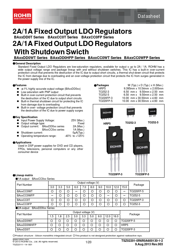 BA18DD0WHFP-TR