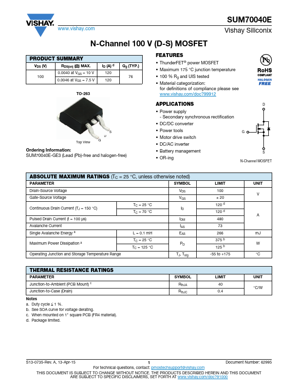 SUM70040E