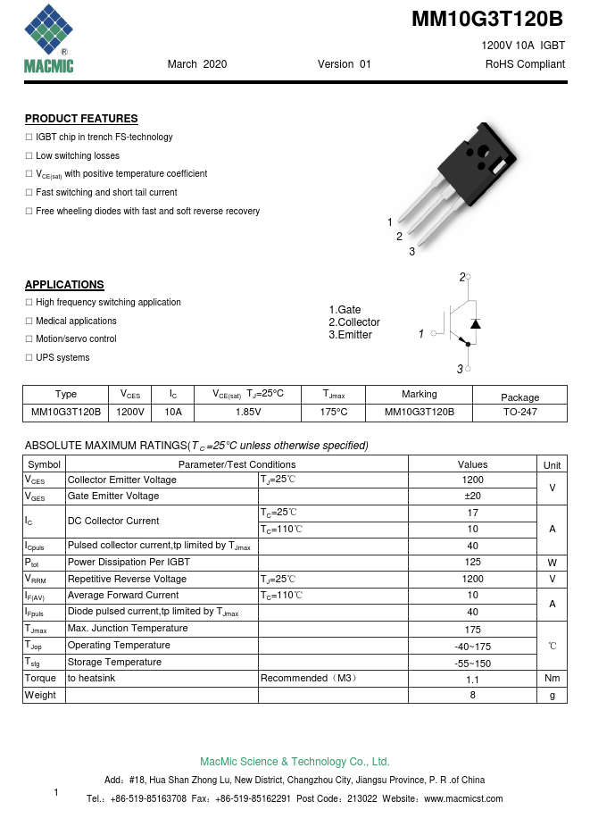 MM10G3T120B