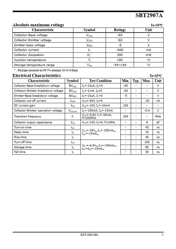 SBT2907A