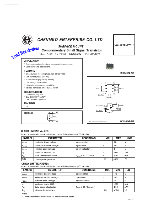 CHT3946UPNPT